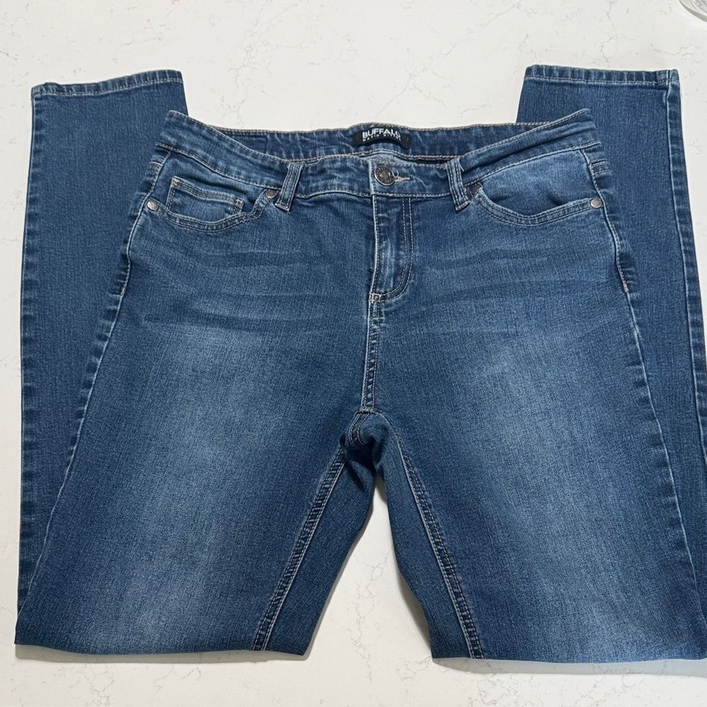 Buffalo David Bitton Rewash Women's Classic Blue Skinny Jeans